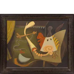 Kurt Seligmann, Basilea 1900 - New York 1962 / Lèda II, 1933, oil on panel
