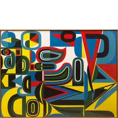 Jean Dewasne, Lille 1921 - 1999 / Senza titolo, 1961, Lacca su tavola