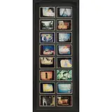 Mario Schifano, Homs 1934 - Roma 1998 / Senza titolo, 1990-97, Intervento a pennarelli e collage su 16 fotografie