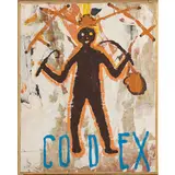 Rotella, Catanzaro 1918 - Milano 2006 / Codex, 1990, Decollage su tela