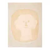 Rufino Tamayo, Cabeza Blanca, from Rufino Tamayo 16 aguafuertes (Pereda 191), 1976, Etching in colors with carborundum on Guarro paper