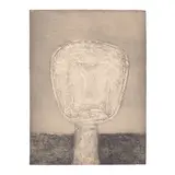 Rufino Tamayo, Cabeza, from 15 Aguafuertes (Pereda 177), 1975, Etching in colors with carborundum on Guarro paper