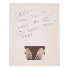 Chris Burden, Untitled (Cirrus p. 198), 1974, Lithograph with hand-colored appliqué on wove paper