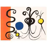 Alexander Calder, Trois oignons, 1965, Lithograph in colors on Rives paper
