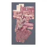 David Hockney, My Mother at Bolton Abbey, Yorkshire, 1982, Photographic collage in colors mounted to board