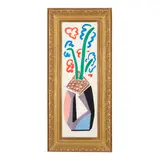 David Hockney, Red, Blue & Green Flowers (MCAT 300), 1986, Home-made print in colors executed on an office copy machine on two sheets of Arches text paper (as issued)