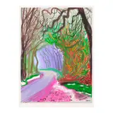 David Hockney, The Arrival of Spring in Woldgate, East Yorkshire in 2011 (twenty eleven) - 1 January, 2011, 2011, iPad drawing in colors on wove paper