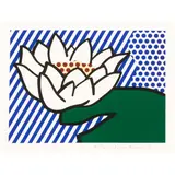 Roy Lichtenstein, Water Lily (Corlett 281, Gemini 1582), 1993, Screenprint in colors on Lana Royale paper