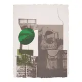 Robert Rauschenberg, Moon Melon, from Rookery Mounds (Gemini 845), 1979, Lithograph in colors on Twinrocker handmade paper