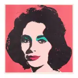 Andy Warhol, Liz (Feldman & Schellmann II.7), 1964, Offset lithograph in colors on wove paper