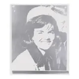 Andy Warhol, Jacqueline Kennedy I (Jackie I), from 11 Pop Artists I (Feldman & Schellman II.13), 1966, Screenprint in silver on wove paper