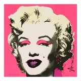 Andy Warhol, Marilyn (Announcement) (Not in Feldman & Schellmann), 1981, Offset lithograph in colors on wove paper