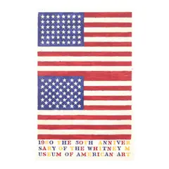 Jasper Johns, Two Flags (Whitney Museum of American Art 50th Anniversary) (Gemini 854, ULAE 207), 1979, Lithographic poster in colors on wove paper, from the unsigned edition of 5,000 (aside from the signed edition of 51 plus 11 artist's proofs)