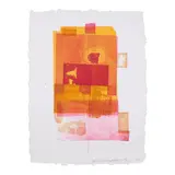 Robert Rauschenberg, Romances (Pomegranate), from Romances (Gemini 760), 1977, Lithograph in colors on HMP Koller handmade paper