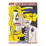 Roy Lichtenstein, Leo Castelli Poster, 1979, Offset lithograph in colors on wove paper