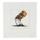 Claes Oldenburg, Butt for Gantt, from Harvey Gantt Portfolio (Axsom/Platzker 230, Gemini 1451), 1991, Lithograph in colors on wove paper