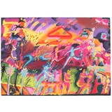 Carlos Almaraz, Whatever happened to the Inca?, 1985, Screenprint in colors on wove paper