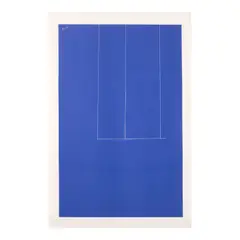 Robert Motherwell, Untitled (Blue), from London Series I (Engberg/Banach 91, Belknap 61), 1971, Screenprint in color on J.B. Green paper