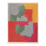 Serge Poliakoff, Composition in red, green, blue and yellow (Poliakoff/Schneider 12)