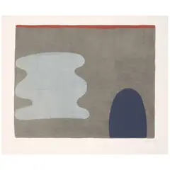 Odeon Suite V (Archeus 23) by William Scott, 1966, Lithograph in colors on Rives paper, sold Jun 2025