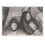 José Clemente Orozco, La Familia (Three Generations) (Hopkins 4, Orozco 11), 1926, Lithograph on Rives BFK paper