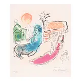 Marc Chagall, Maternité au Centaure (Mourlot 195), 1957, Lithograph in colors on wove paper