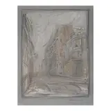 Alberto Giacometti, Rue d'Alésia (Lust 201), 1954, Lithograph in colors on Arches paper