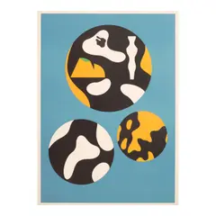 Jean, De la famille des étoiles (Arntz 359), 1965, Lithograph in colors on Rives BFK paper