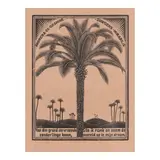 M. C. Escher, Palm Tree, pl. VI, from XXIV Emblemata (Bool 167)