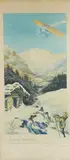 Ernest Montaut, And Marguerite Montaut (French, 1879-1936). "L'Alpe Domptee" Lithograph