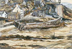 Mary Shillabeer, Crail, Fife Coast, watercolour / gouache on paper