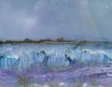 Karen Wallbank, ‘Blue Landscape’, pastel on paper