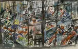 Mary Shillabeer, Ero Kaleidoscope, pastel on paper