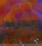 Karen Wallbank, Heather Hillside, acrylic on board