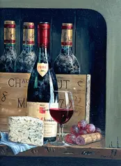 Peter Kotka, Still Life, oil on canvas