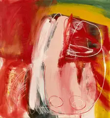 Walter Stöhrer, (Bild 1), 1963, Mischtechnik auf Leinwand