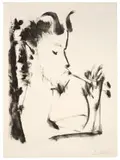 Pan by Pablo Picasso, 1948, Lithographie auf Arches-Velin, sold Jun 2015