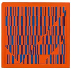 «champ dynamique» by Günter Fruhtrunk, 1962, Acryl auf Hartfaser im Künstlerrahmen, sold Jun 2018