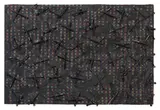 Verborgen 4 by Günther Uecker, 2007, Nägel, Acryl und Kimono-Stoff auf Hartfaser, sold Nov 2015