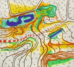 Nr. 5a/66 by Peter Brüning, 1966, Öl auf Leinwand, sold Jun 2015
