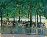 Theo von Brockhusen, Gartenlokal in Baumgartenbrück