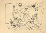 Panik by George Grosz, 1917, Tuschfeder auf Velin, sold Jun 2010