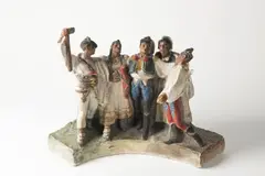 František Uprka, Šohajové, polychromed plaster
