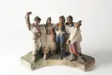 František Uprka, Šohajové, polychromed plaster