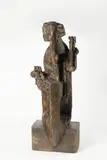 Otakar Petroš, The Florist, 1980, patinated plaster