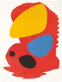 Untitled (LACMA Poster) by Alexander Calder, 1965, Color lithograph on paper, sold Mar 2015