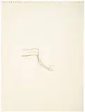 Richard Tuttle, Drawing Made with Three Lines of Any Color, 1976, Color marker on paper