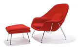 Eero Saarinen, Womb chair and ottoman (2)