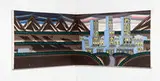 Roger Brown, Just Around the Corner (Part I & Part II), 1975, Oil on canvas diptych