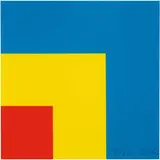 Red/Yellow/Blue by Ellsworth Kelly, 1999, 3-color lithograph on Rives BFK paper, sold Mar 2015
